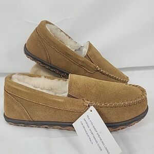 NEW Guide Gear Women’s Genuine Leather Venetian Slippers Sz 7 NIB